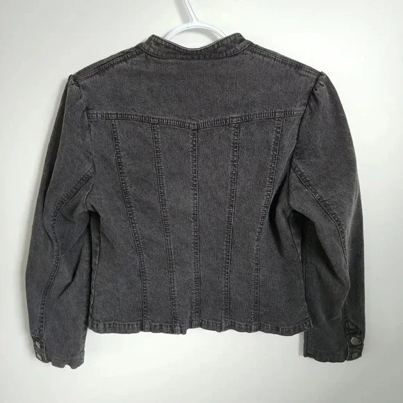 Bianca Nygara Jean Jacket, Gray,  8 - Picture 5 of 8